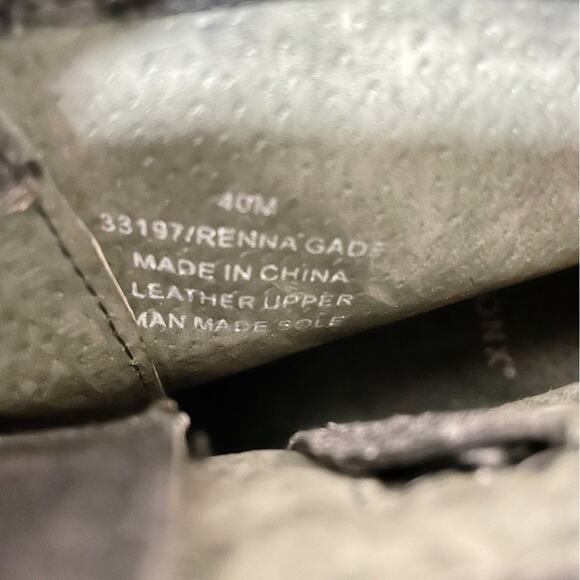 Bronx Black Distressed Leather Renna Gade Studded Stiletto Bootie Size 10 - Picture 4 of 13